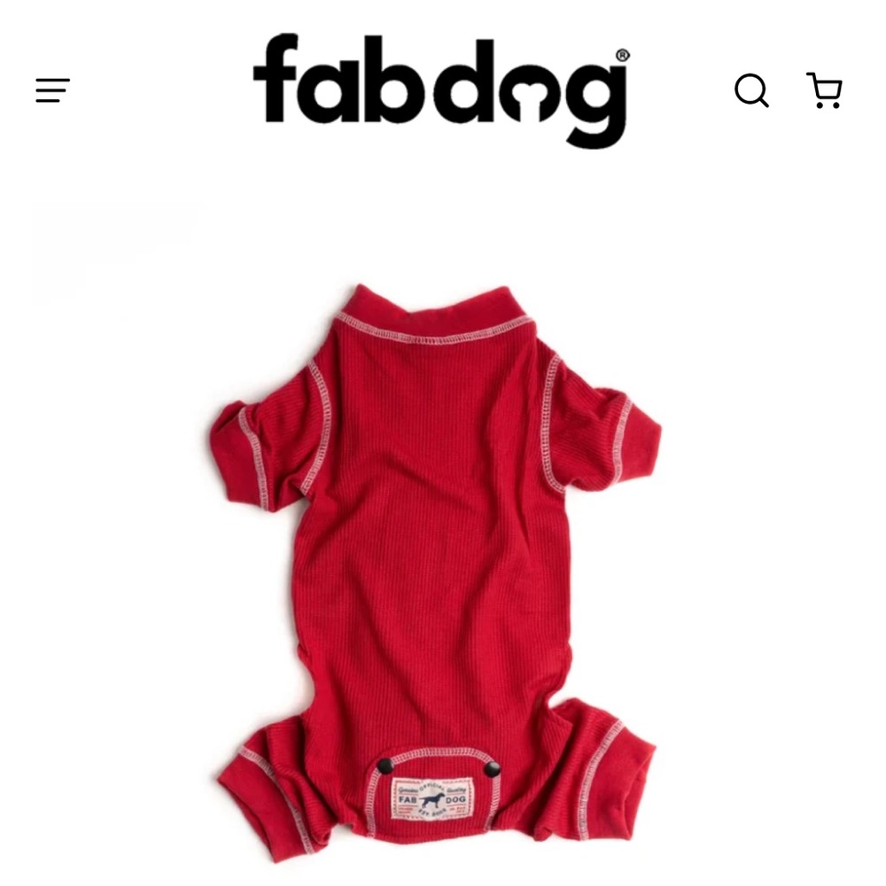 Fab Dog Thermal Pajamas